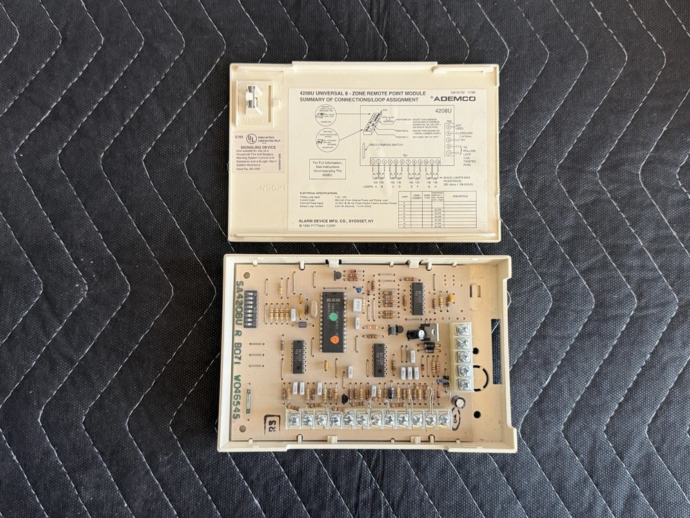 Ademco 4208U Universal 8-Zone Expander Module USED