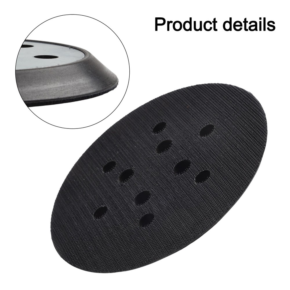 6 Inch 6 Hole Sanding Pad Hook&Loop 150mm Backing Pad for Random Orbit Sander