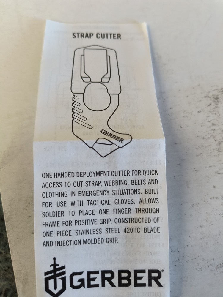 Gerber Strap Safety Cutter