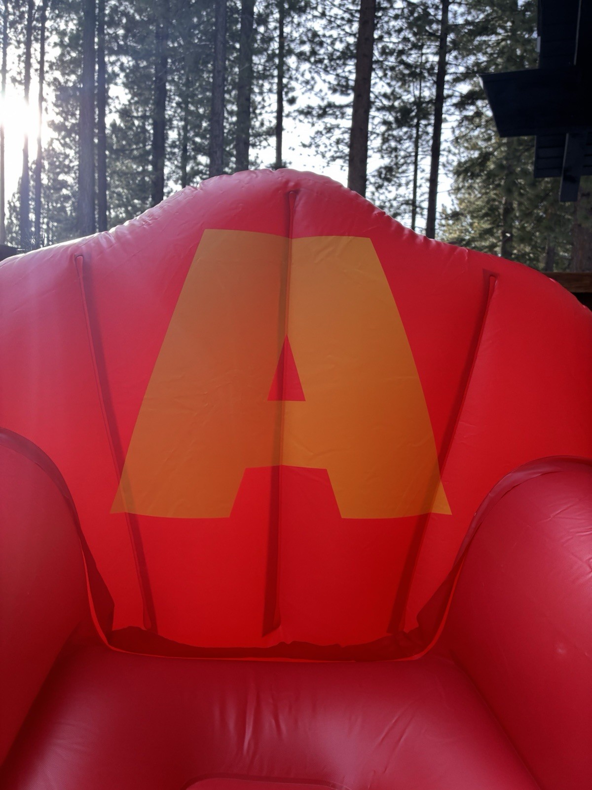 Alvin and the Chipmunks Inflatable Chair movie fox w/ pump promotional prop box