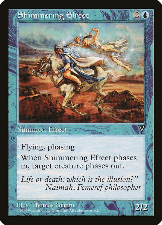Shimmering Efreet Visions N/A MTG MP