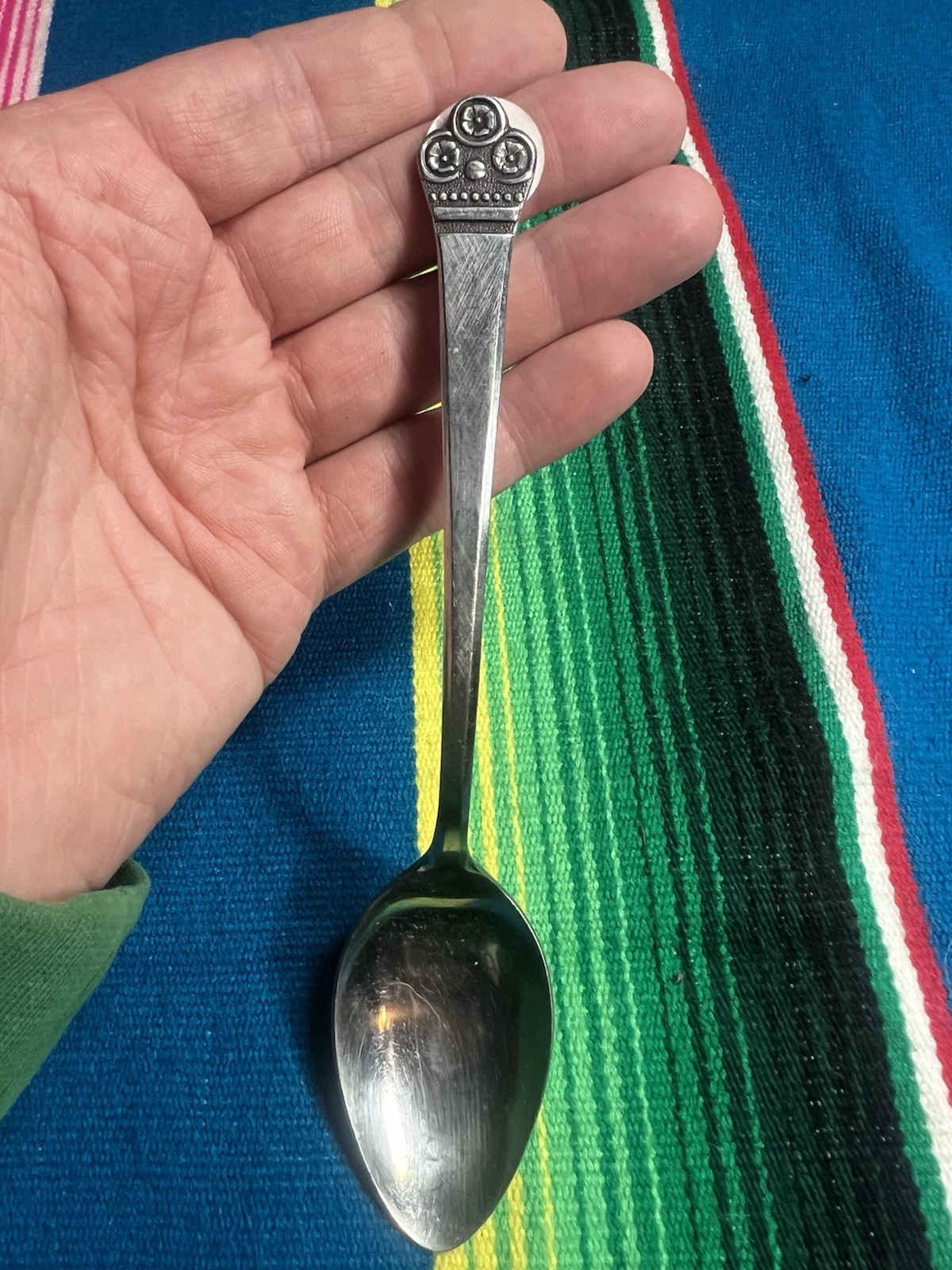 ANTIQUE VINTAGE COLLECTIBLE SPOON SILVER PLATE - JAPAN