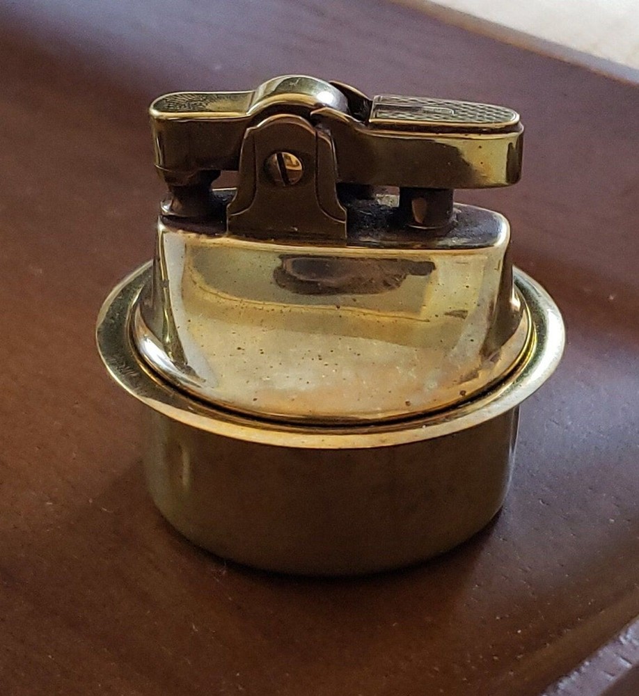 Vintage Altar Indian Bell Lighter, Solid Brass Metal Candle Holder Table Lighter