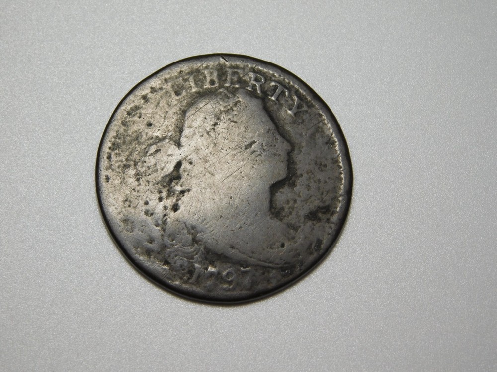 VINTAGE  US  COINS  1797 DRAPED BUST   LARGE CENT