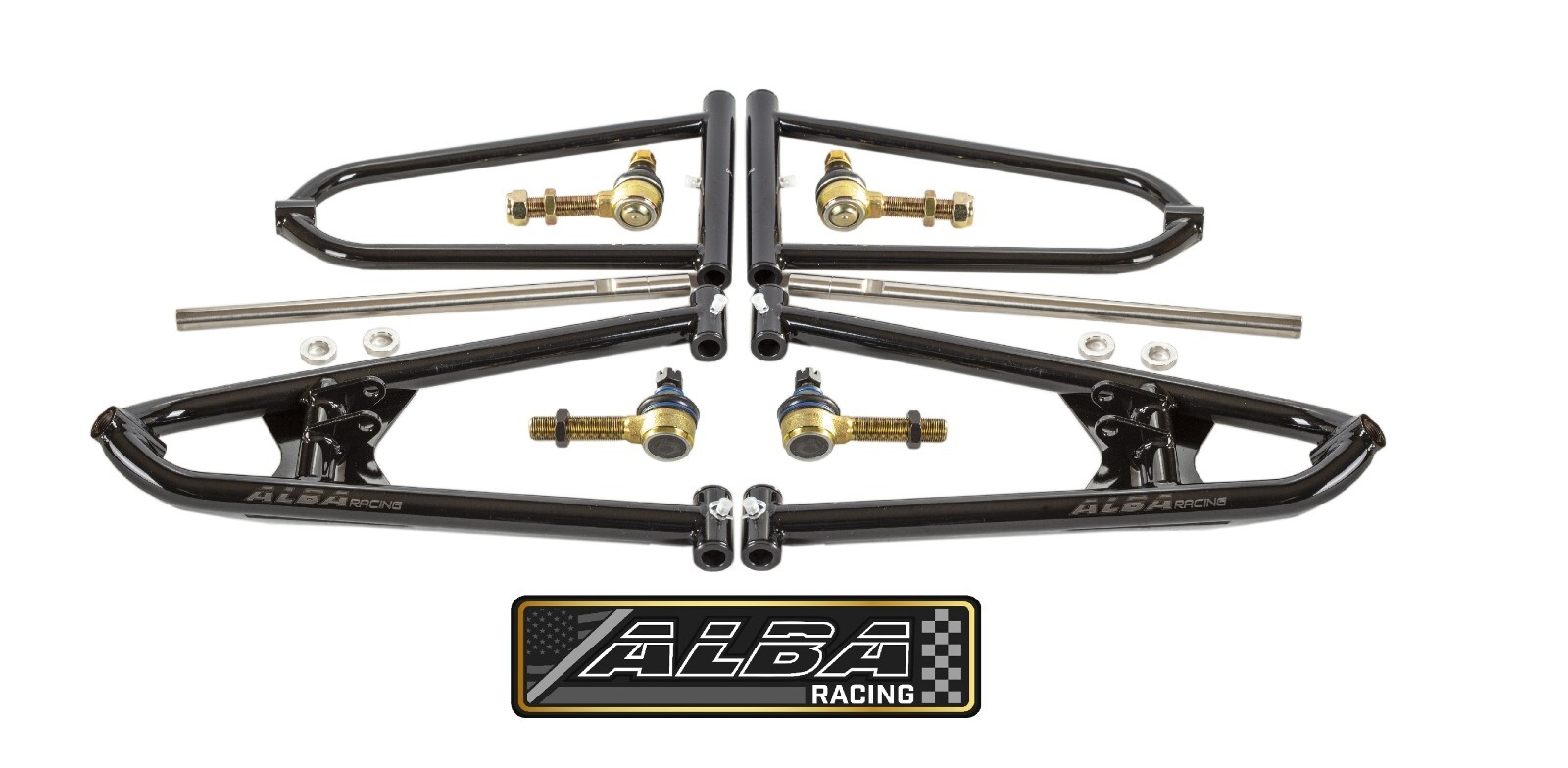 Yamaha YFZ 450  A Arms +2  +1 Chromoly  Fully Adjustable  06 & Up    Alba Racing