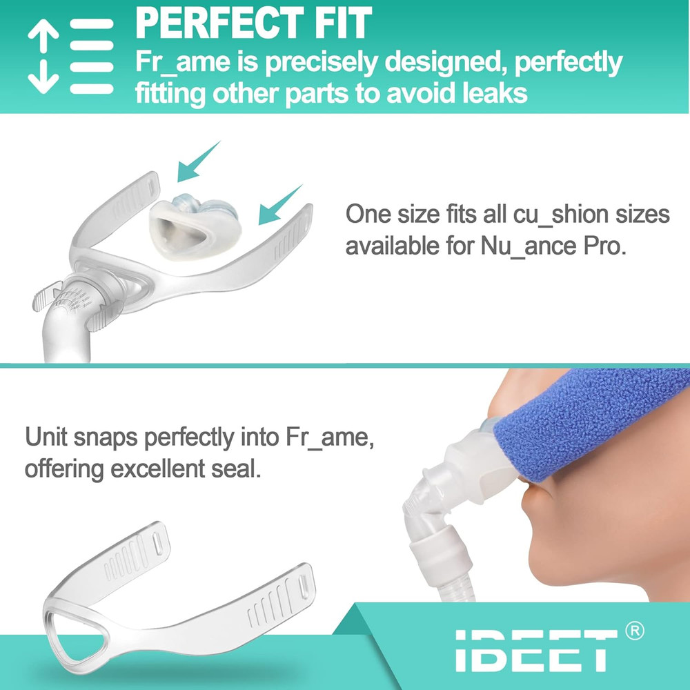 Replacement Kit for Nuance Pro, Includes Frame, Quick-Release & 360-Degree Rotat