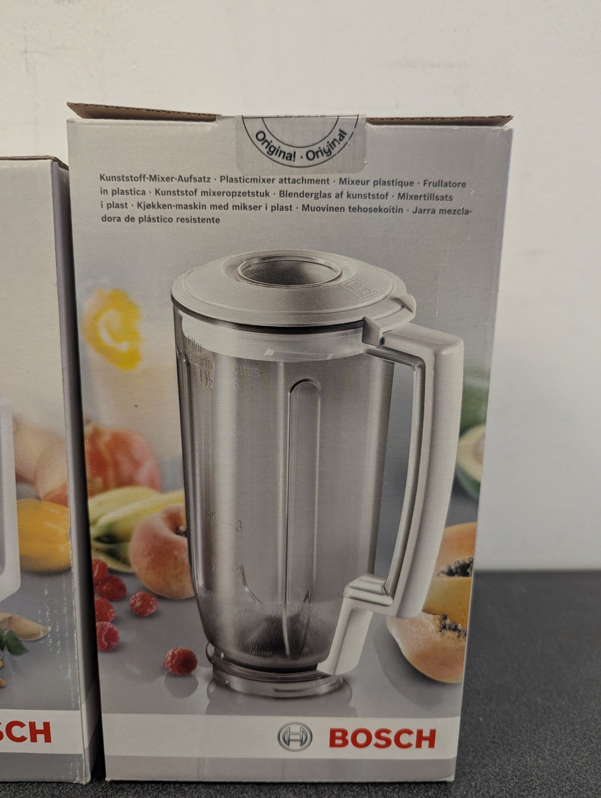Bosch 3pc Bundle, Universal Mixer, Plastic Mixer Attachment, Citrus Press, New