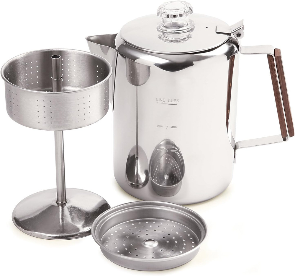 Stainless Steel 9-Cup Percolator