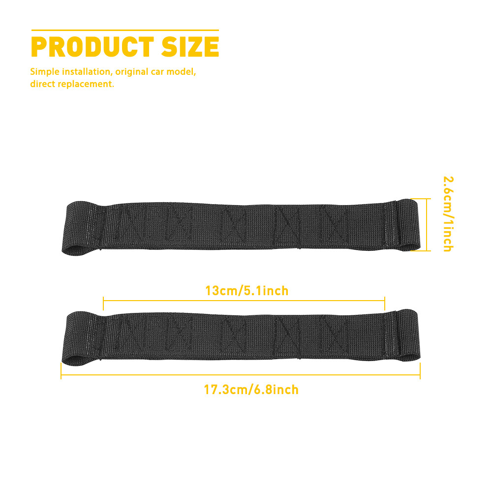 2 x Adjustable Door Limiting Check Straps fit for Jeep Wrangler CJ YJ TJ JK