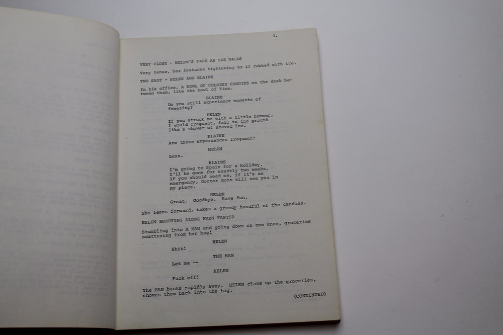 THIRD TIME LUCKY / Stanley Mann 1976 Unproduced Screenplay