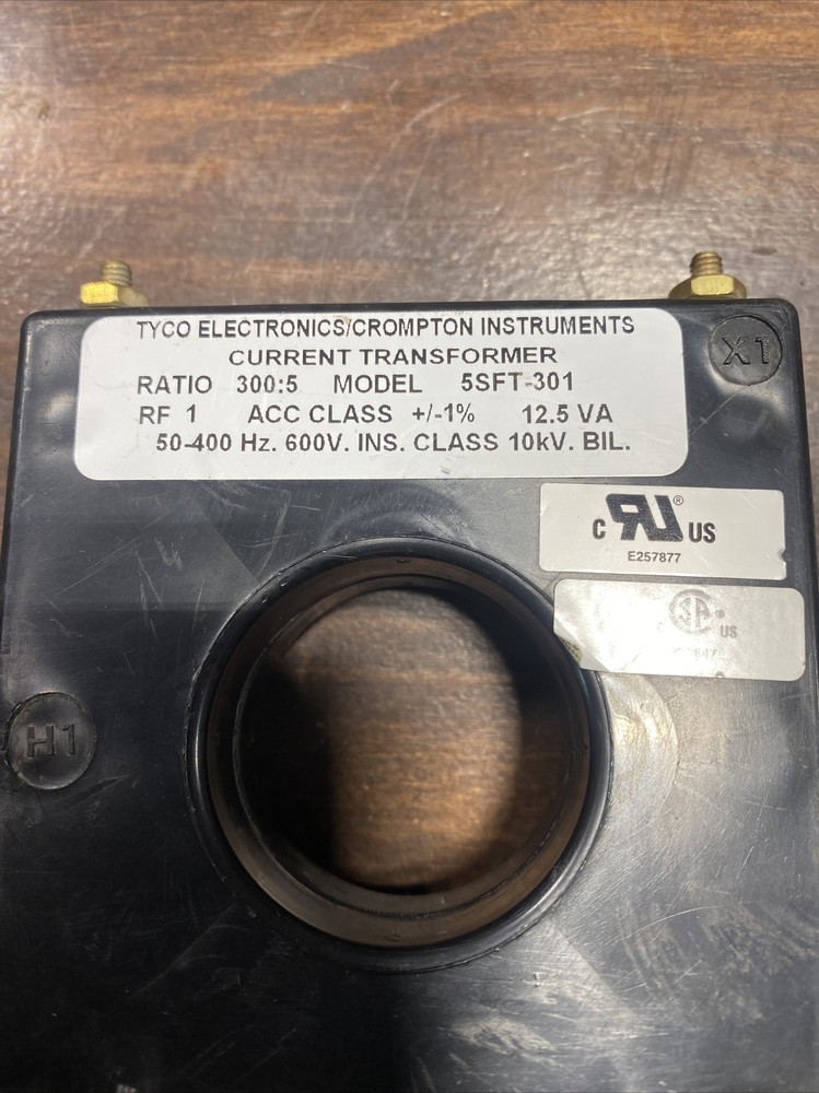 New Tyco Electronics/Cromton Instuments Model 5SFT-301 Current Transformer