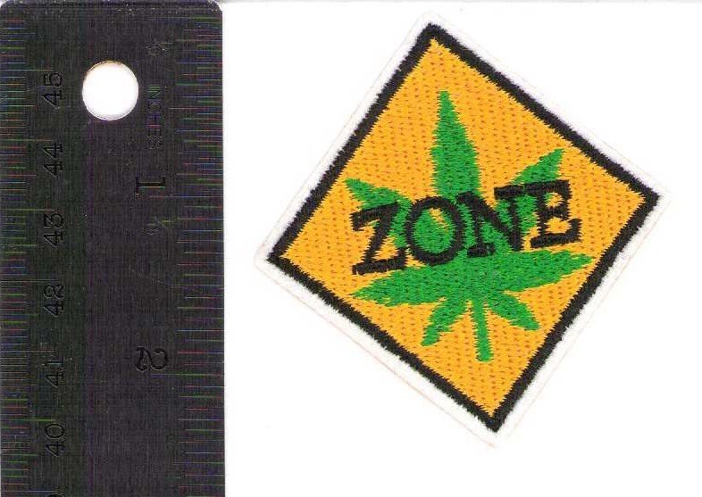 Pot Zone (Iron-on/Sew) Embroidered Patch New