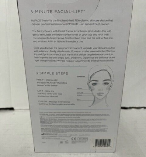 NuFACE Trinity Limited Edition Starter Kit- USED/ MISSING 2OZ GEL PRIMER