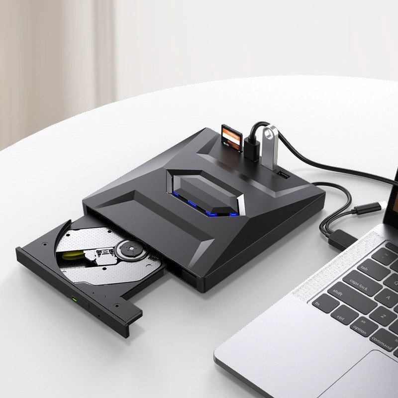 External CD DVD Burner Reader Write USB 3.0 High Speed for Windows PC Mac Laptop