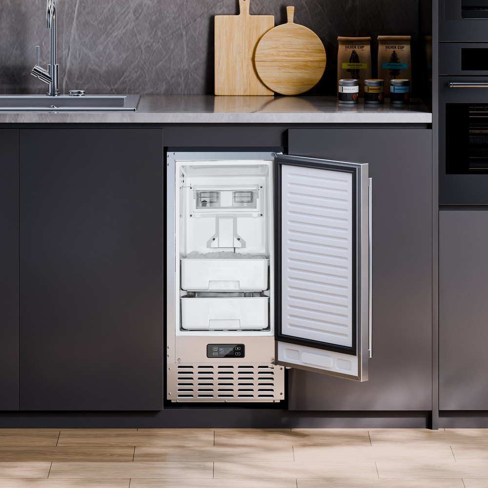 Undercounter Ice Maker 66 Lbs/Day Built-In Ice Maker Machine