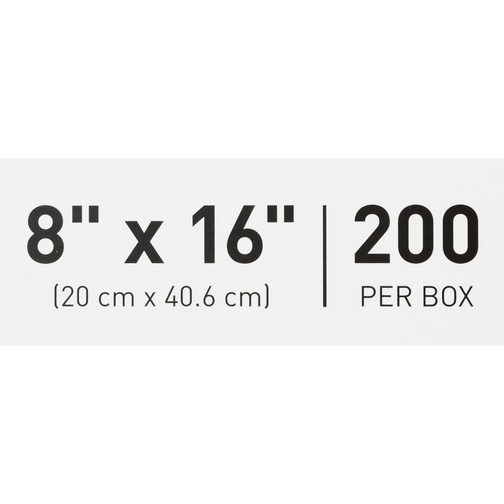 McKesson Argent Sure-Check Sterilization Pouch Transparent Blue 8 x 16" Self
