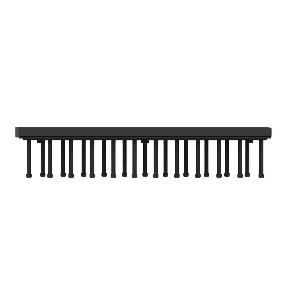 Sliding Tie Rack for Custom Closet Systems