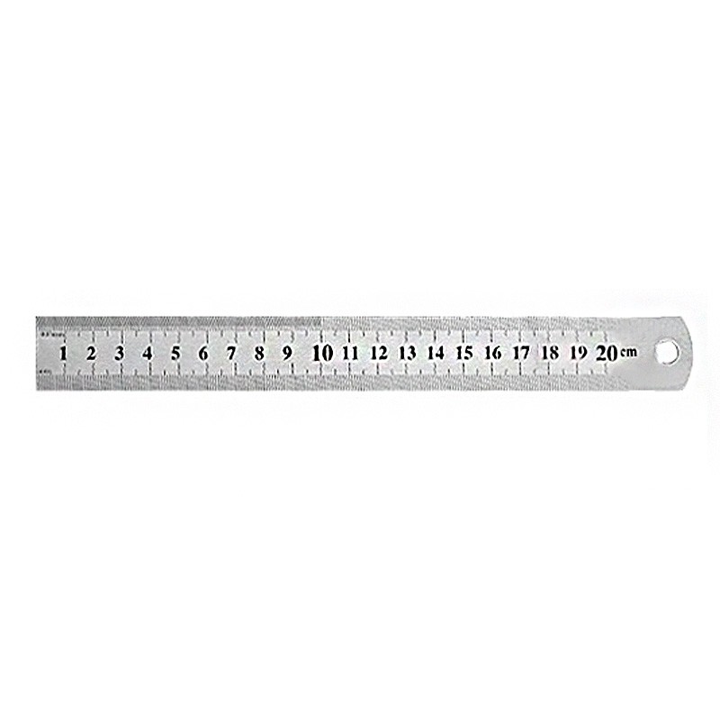 20CM/30CM Straight Ruler Metal Scale Precision Measuring Hand Tool Drafting Tool