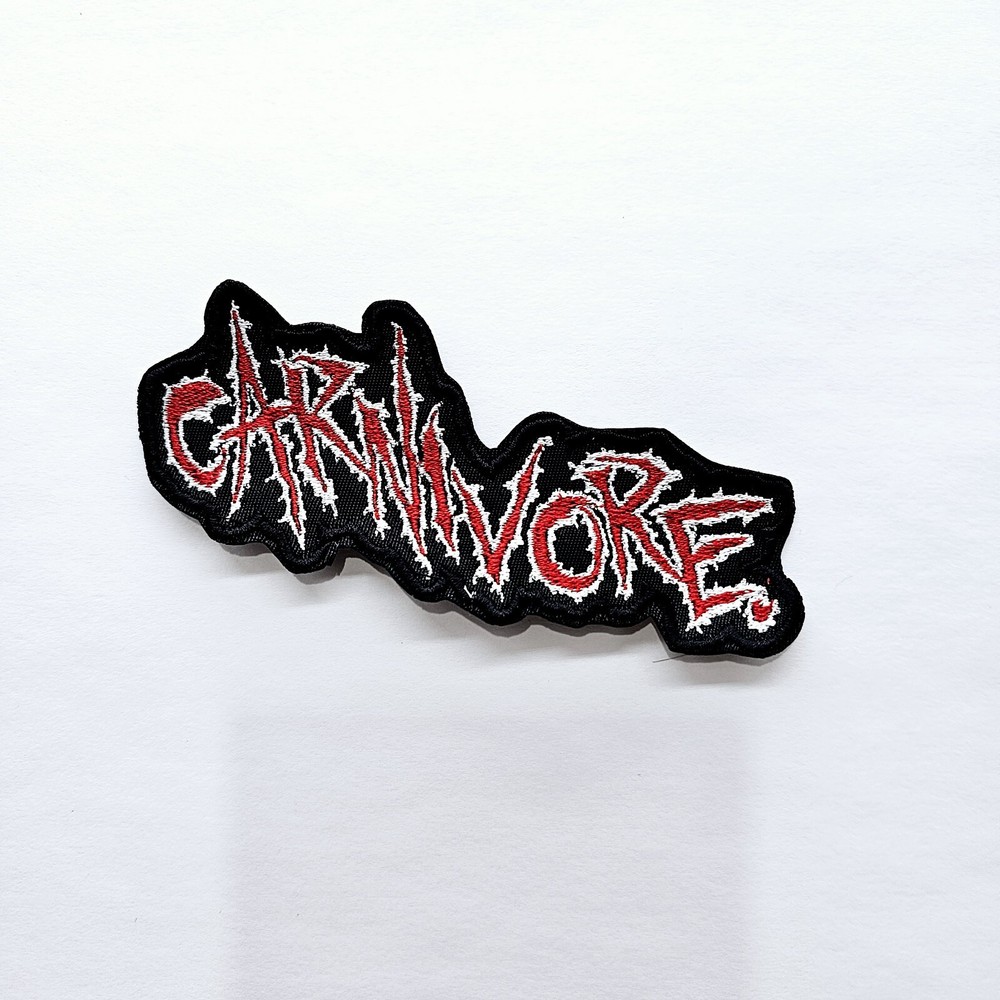 Carnivore   Shaped Logo EMBROIDERED PATCH