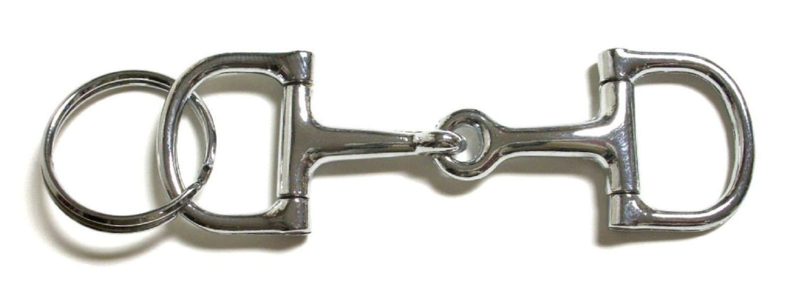 D Ring Snaffle Horse Bit Key Chain Novelty Gift New Free Shipping