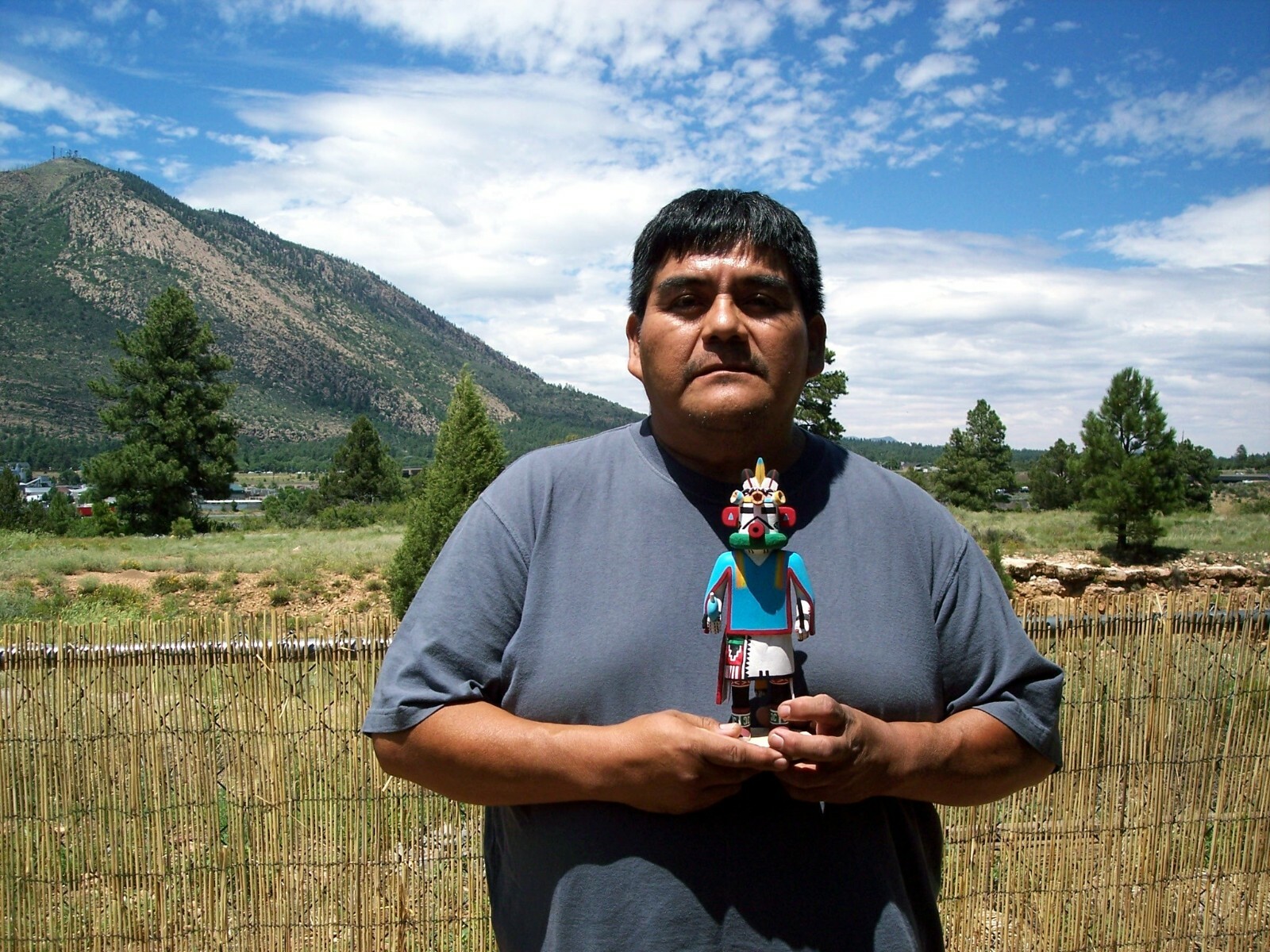 Hopi Kachina Doll - The 3-Horned Kachina by Conrad Torivio - Beautiful!