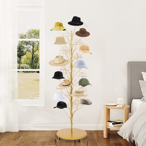 35-hanger Hat Display Stand, Hat Display Rack , Floor-Standing Holder Stand