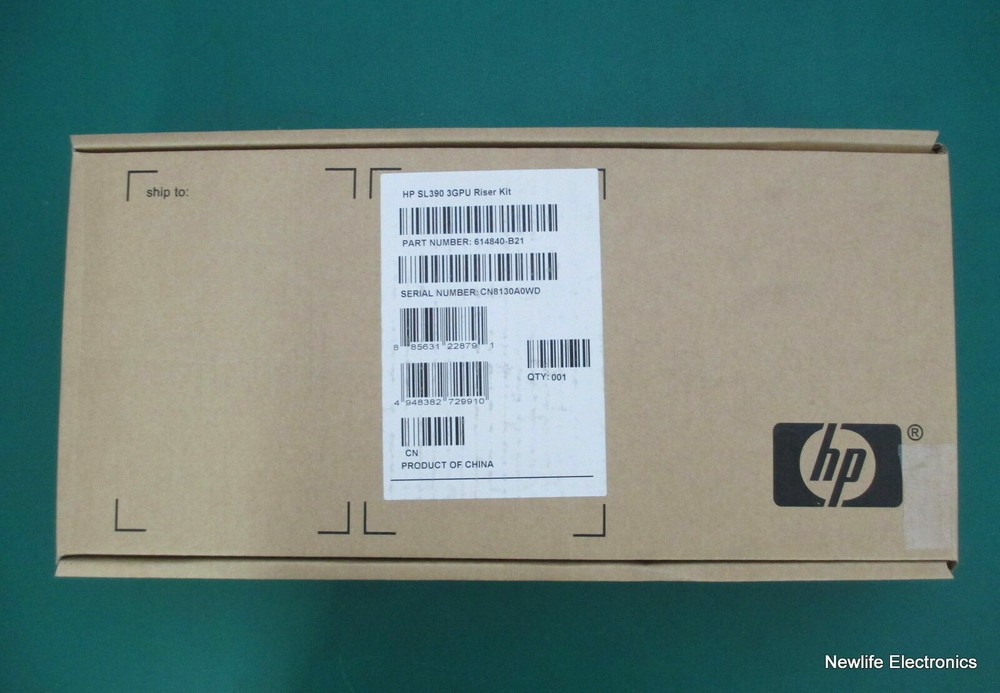 HP 614840-B21 SL390 Single Graphics Processing Unit Riser Kit