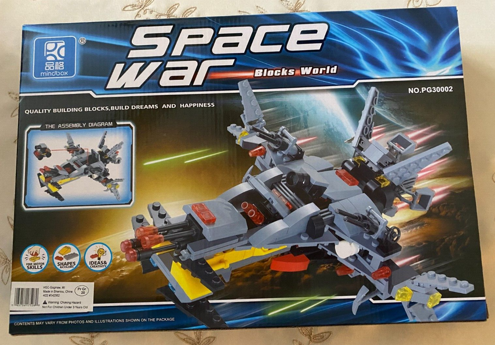 SPACE WAR BLOCKS WORLD BLOK-MINDBOX NO. PG30002 INTERSTELLAR SET ~ NEW ~ 325 PCS