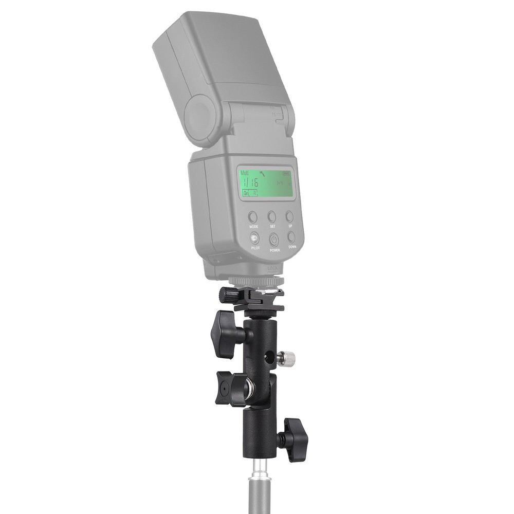 Flash Mount Speedlite Swivel Bracket Flash Stand Bracket with Cold O9T9