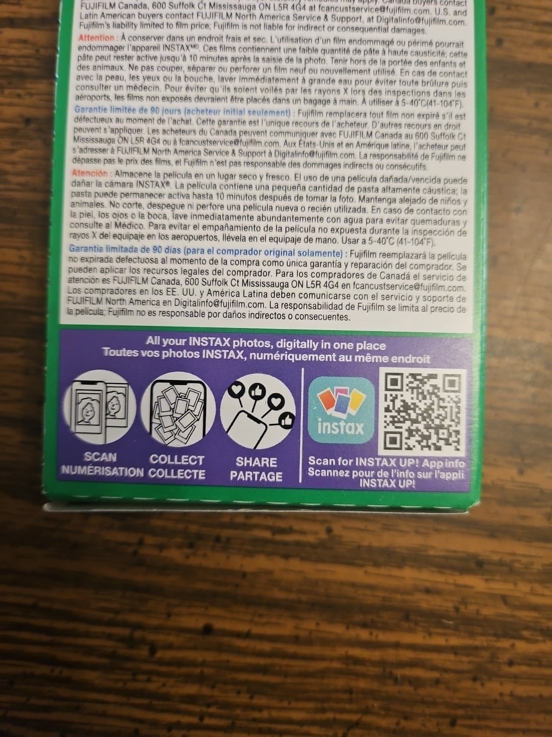 Fujifilm INSTAX Mini Instant Film (Rainbow) - 10 Sheets Sealed