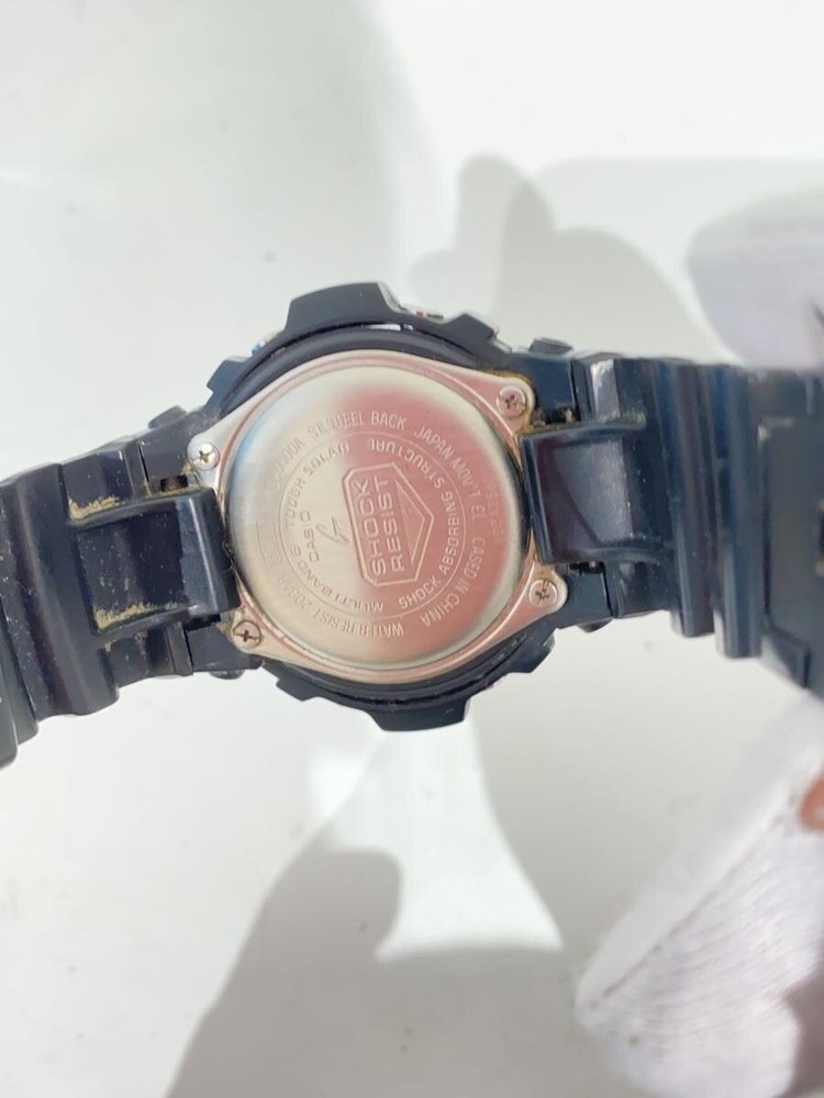 CASIO Solar Watch G SHOCK Digital Analog BLK
