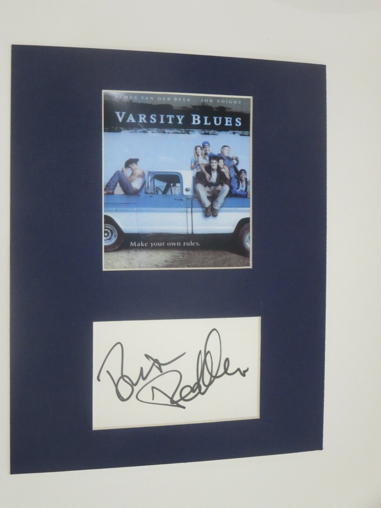 Jon Voight - Varsity Blues directed by Brian Robbins & his autograph