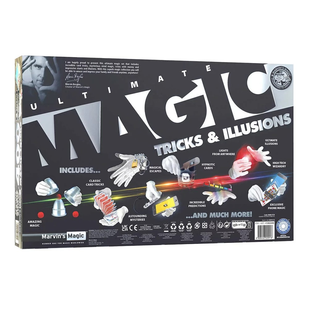 MARVIN'S MAGIC ULTIMATE 400 MAGIC TRICKS & ILLUSIONS *DISTRESSED PKG
