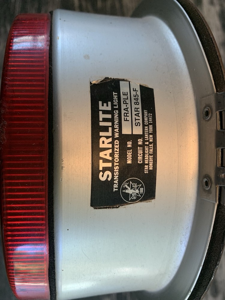 Attention Railfans! Starlite Transistorized Warning Light