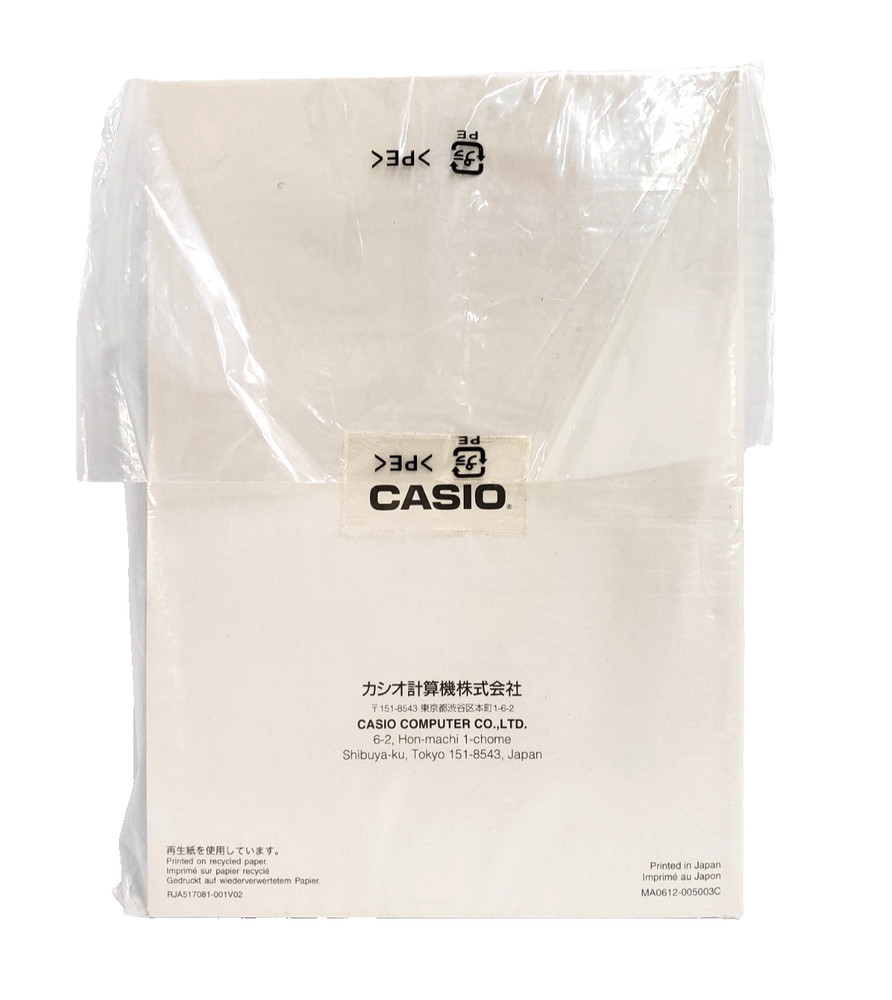 Genuine SEALED OEM Casio XJ-S30 Data Projector Documentation Manual Book & Disc