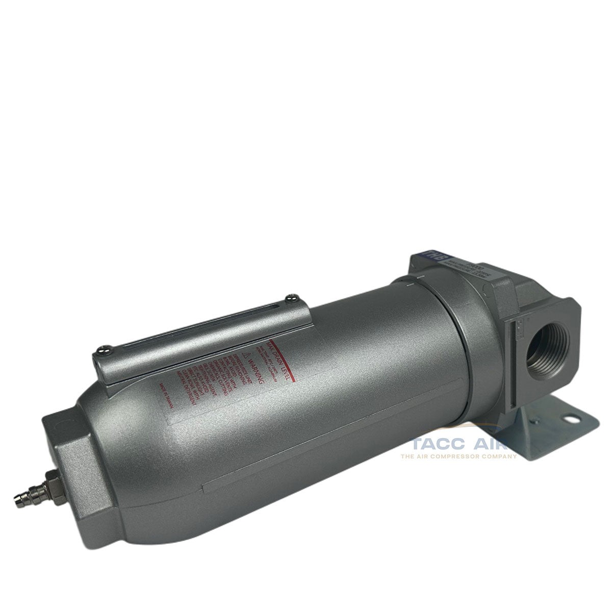 1" High Flow In line Compressed Air Moisture Particulate Filter Seperator Trap