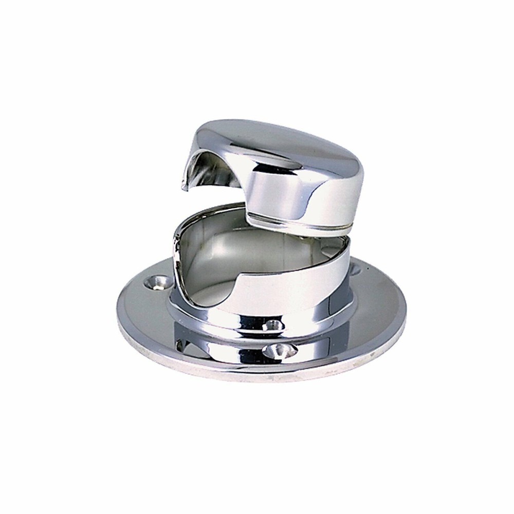 Perko 0757DP0CHR Rope Deck Pipe with Hinged Cover