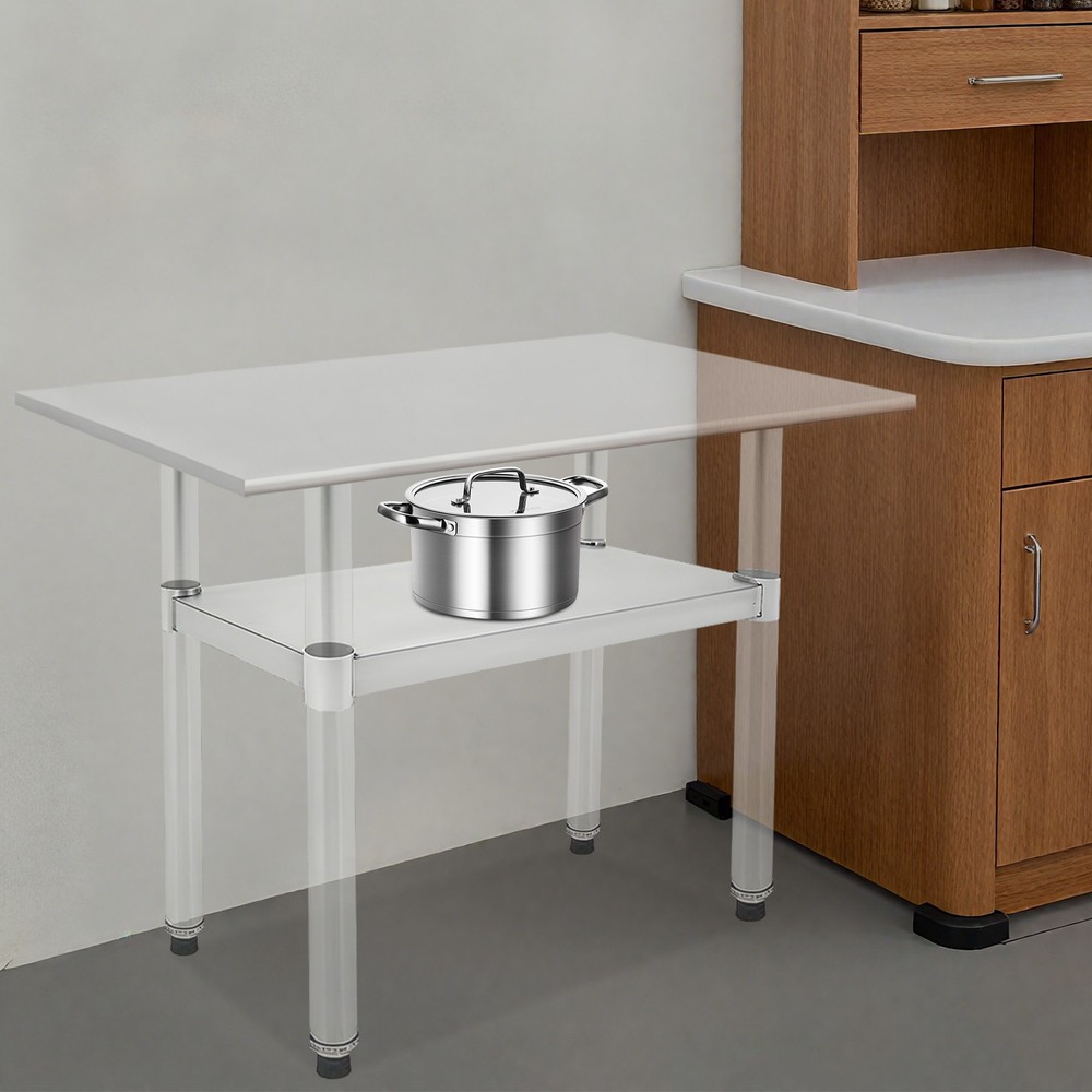 Versatile Adjustable Under Shelf for Workbench - 21.65 × 9.84 Inches