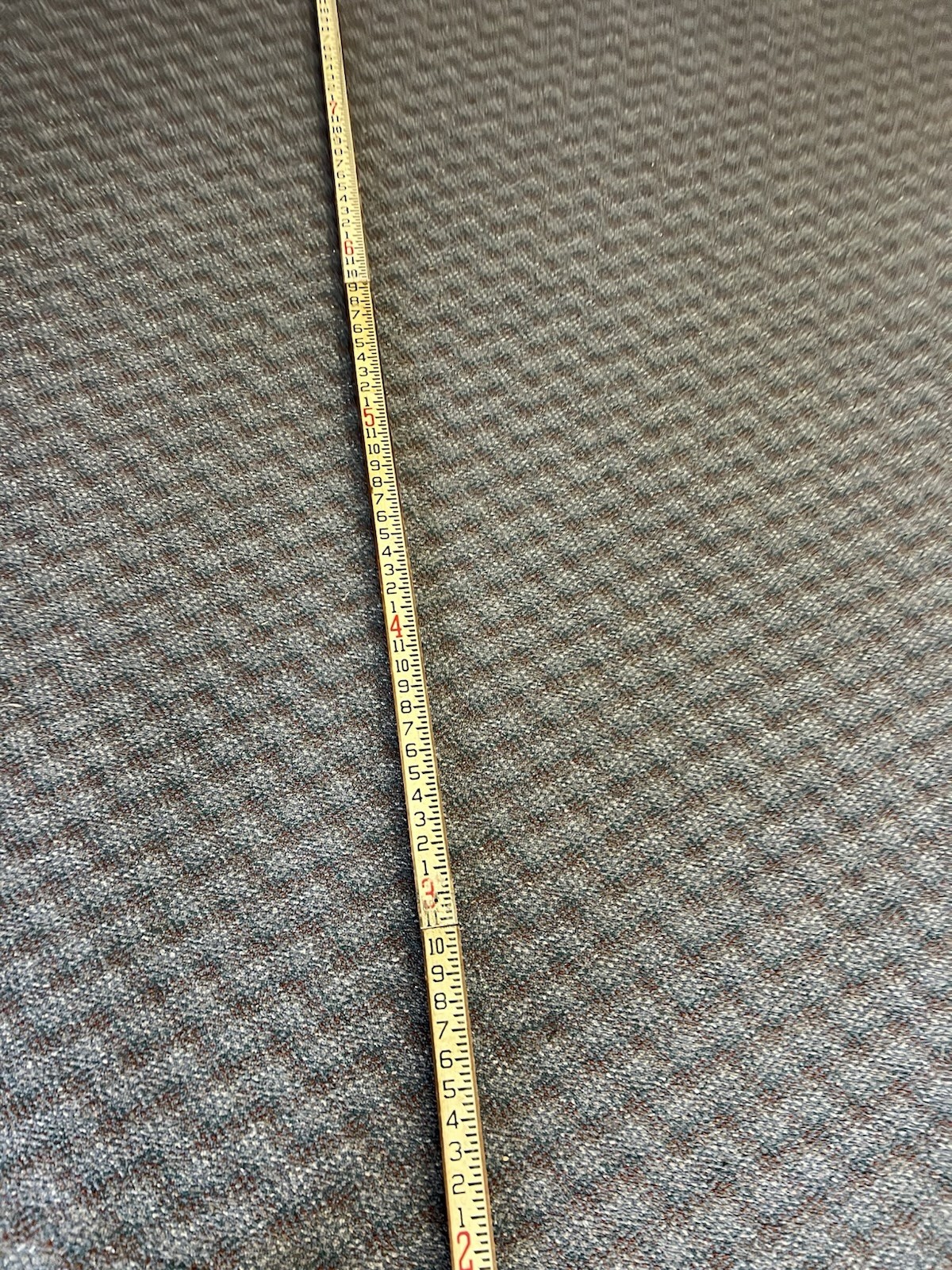 Vintage Wood Measuring Stick rule survey grade rod extending story pole transit