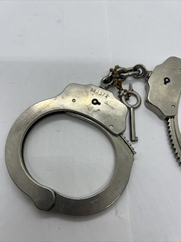 Handcuffes with Key Peerless Handcuff Co Lukin