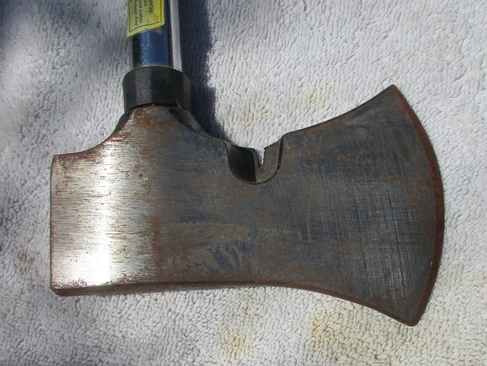 Vintage Coleman Camping Hatchet Chrome Handle with Black Grip Reference H4