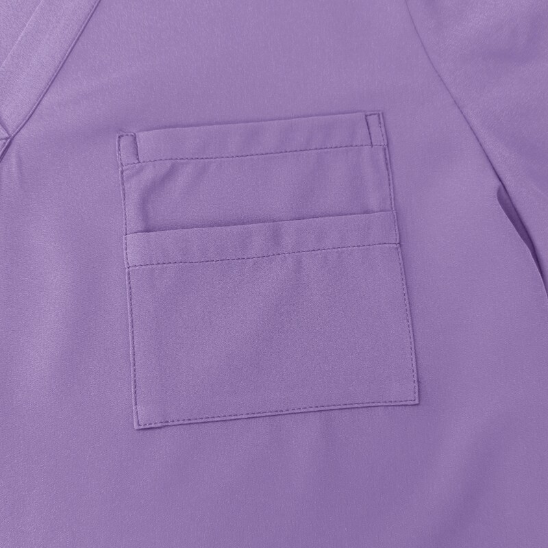 New Nurse Uniform Women Men Scrub Set V-Neck Top Straight Cargo Pants Summer