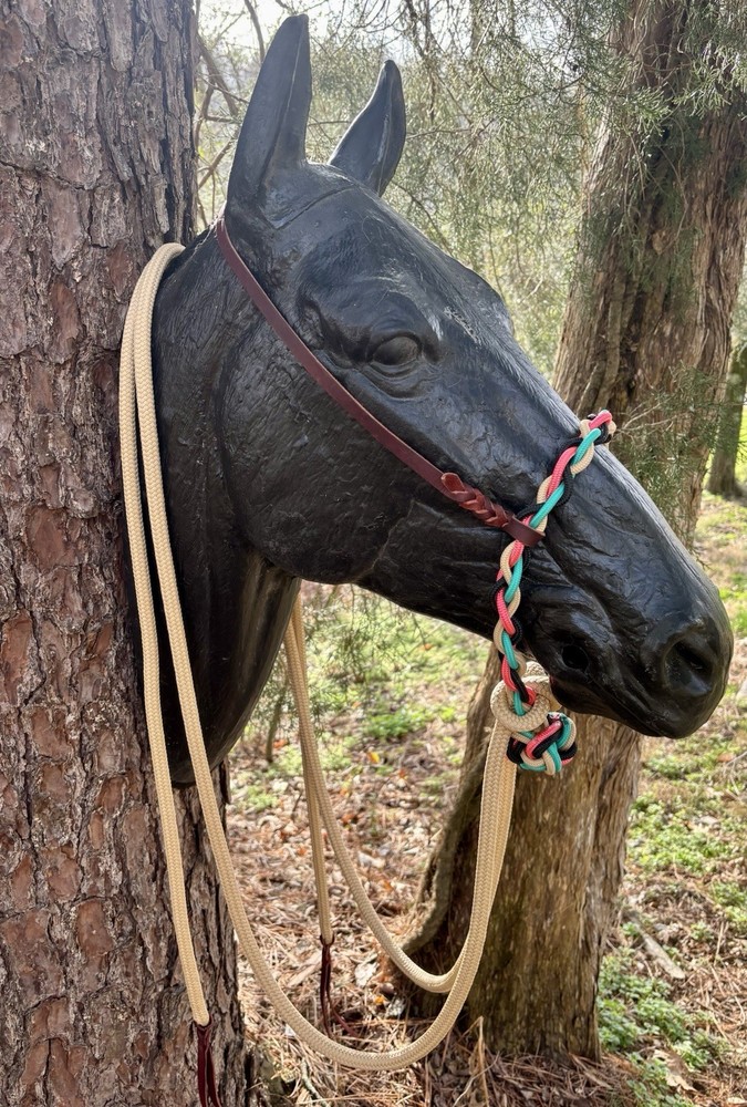 Braided loping hack / soft bosal set