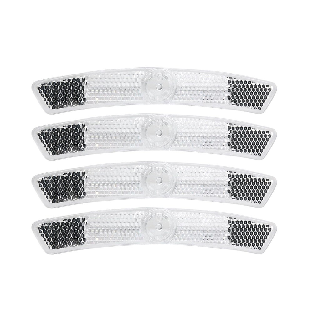 DEMYPROX Bicycle Wheel Reflector 4pcs White