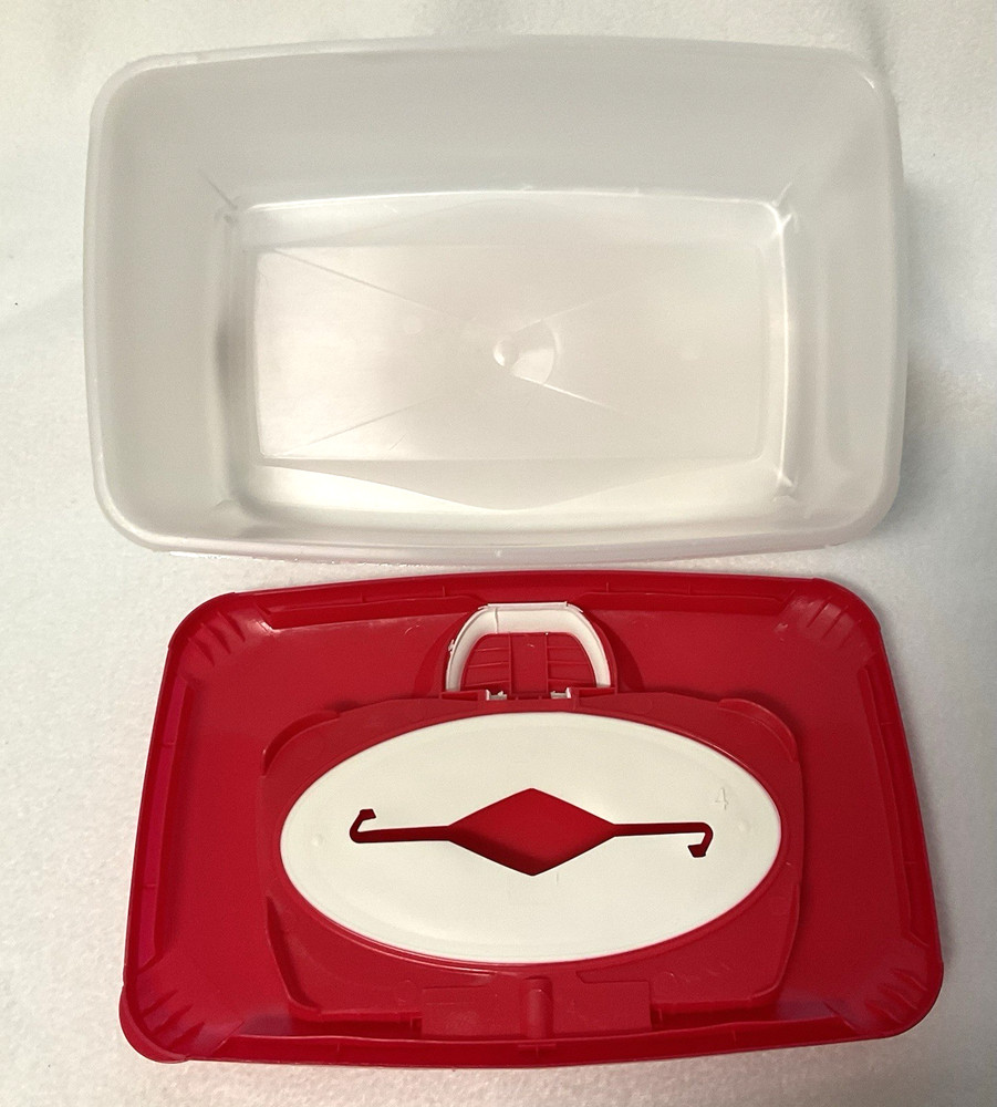 Walmart Baby Wipes Dispenser Pop-Up Container Refillable Full Size EMPTY