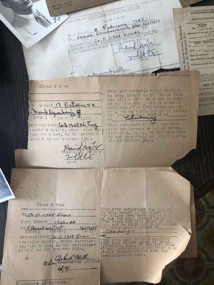 ww2 1308th engineer lot