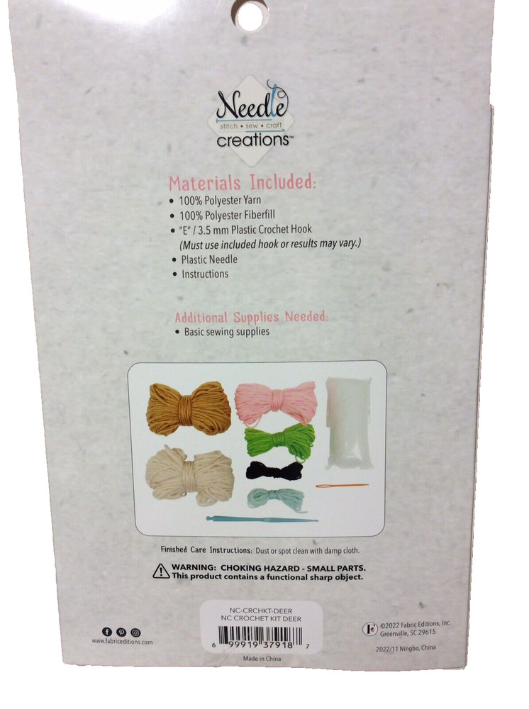 Needle Creations Crochet Kit “Deer”