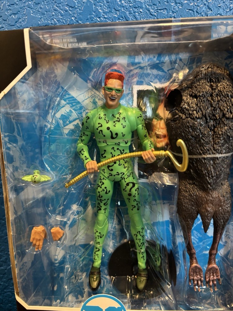 DC Multiverse Batman Forever Riddler Figure & Comic Bundle