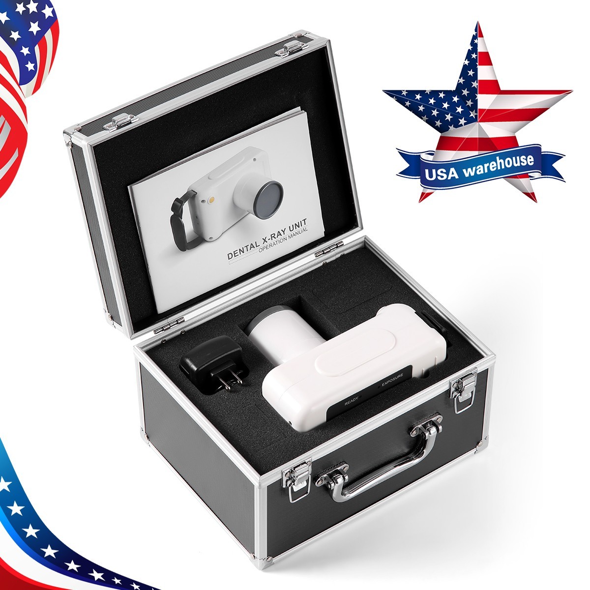 Portable Dental Mobile X Ray Machine Digital no Shield /Digital Sensor Size 1/2