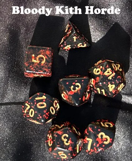 DCC RPG Dice: Bloody Kith Horde